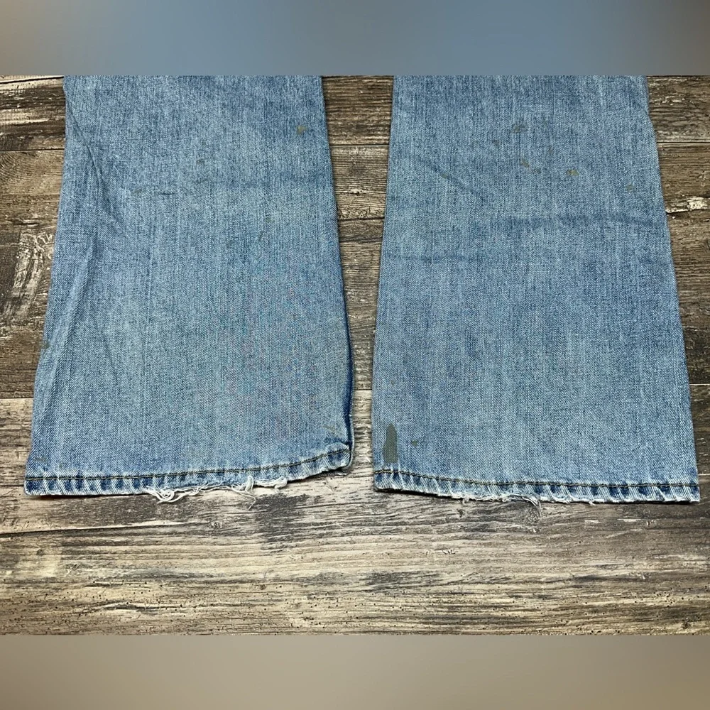 Levi’s 527 Bootcut Jeans Distressed Workwear Denim 38x30